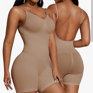 Shape wear w/ low back. Tan